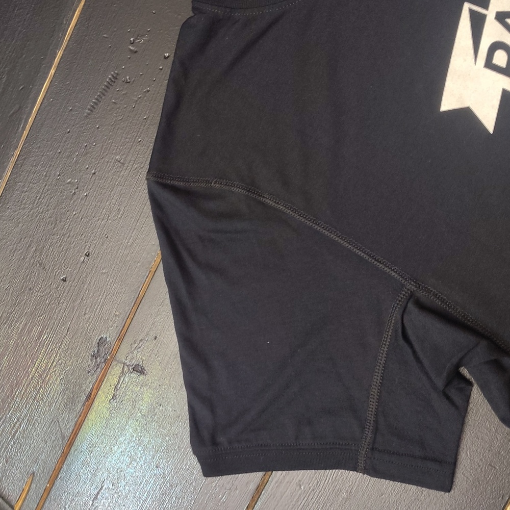 Brooks Black 'Party Like a Runner' UNISEX Distant Short Sleeve Tee - Picture 3 of 16
